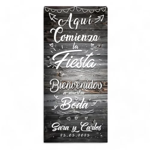 Cartel boda Party