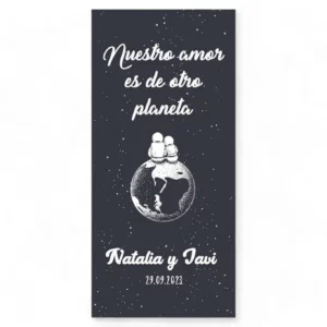 Cartel boda Planet