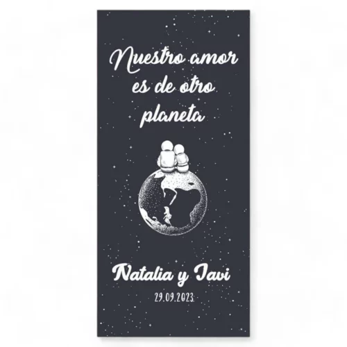 Cartel boda Planet