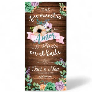 Cartel Boda Que nuestro amor brille