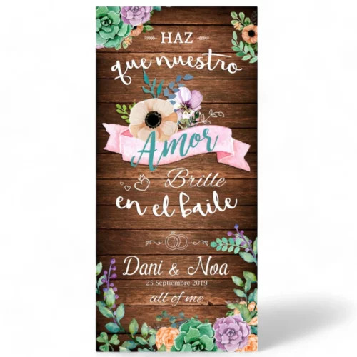 Cartel Boda Que nuestro amor brille