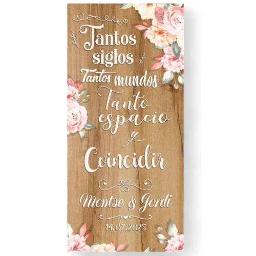 Cartel boda Siglos