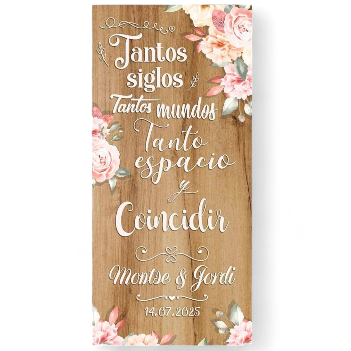 Cartel boda Siglos