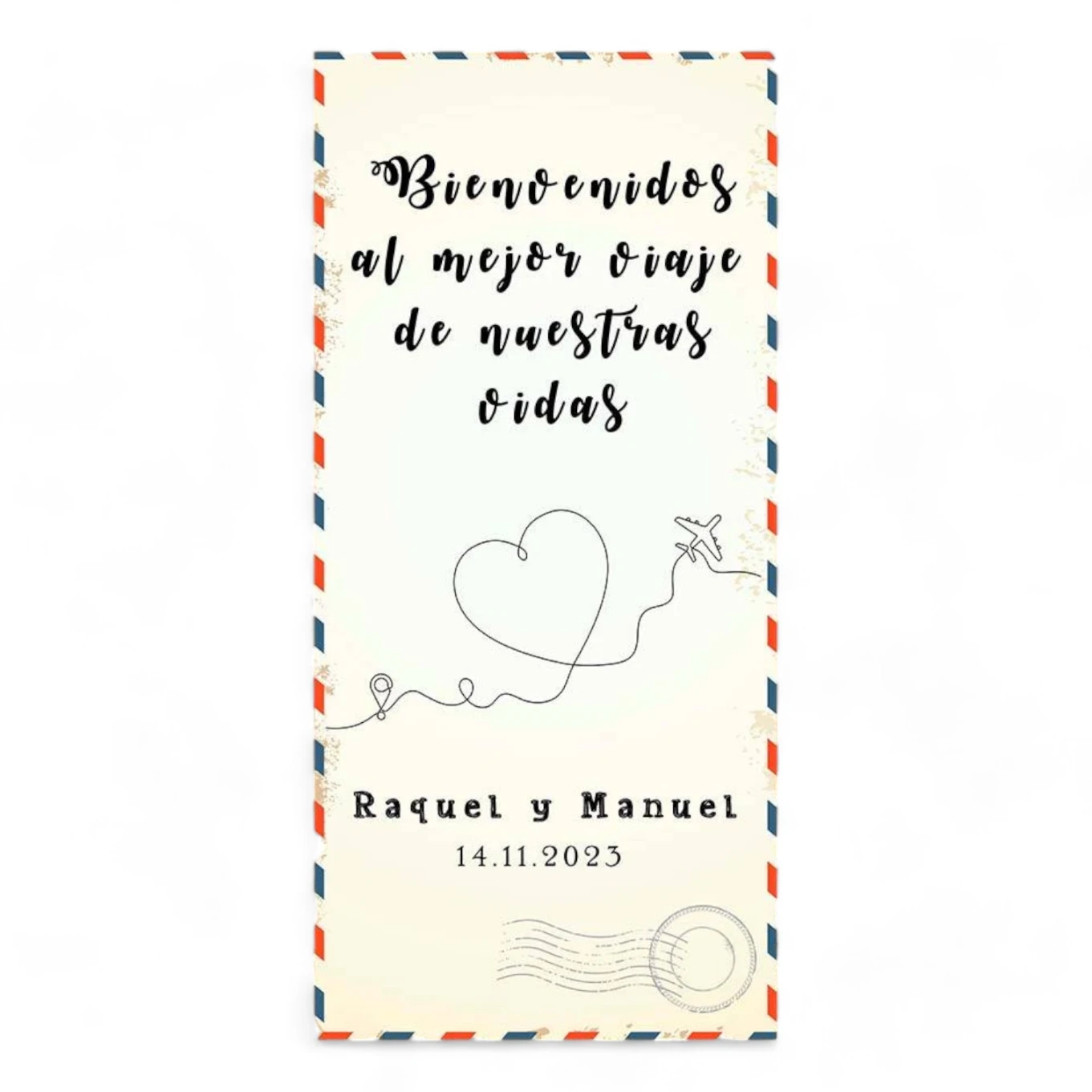 Cartel boda Sobre