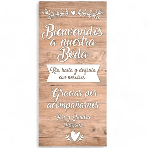 Cartel boda Sweet