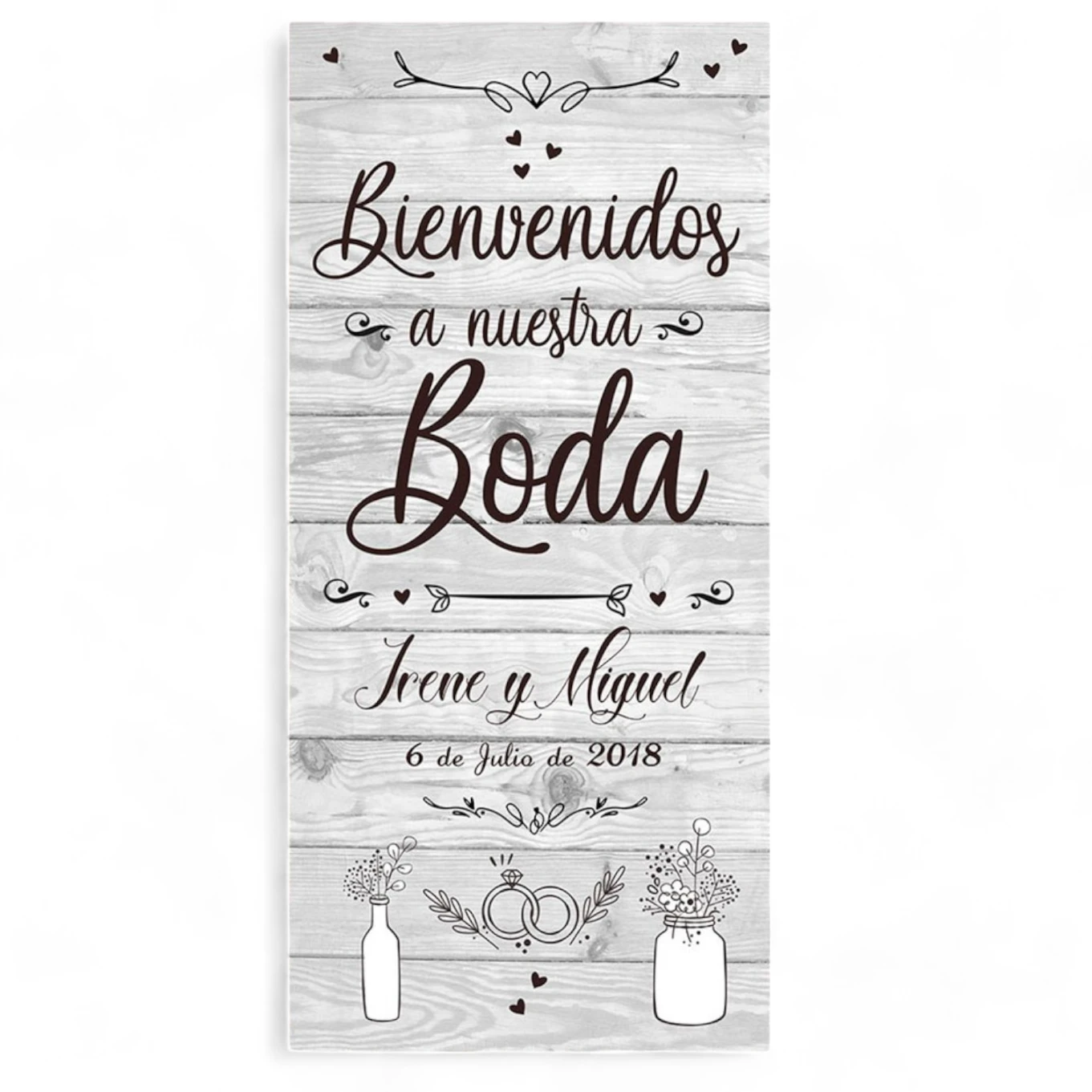 Cartel boda White