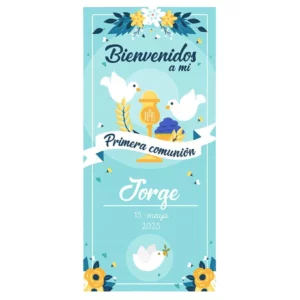 Cartel Comunión Palomas