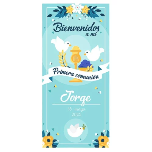 Cartel Comunión Palomas
