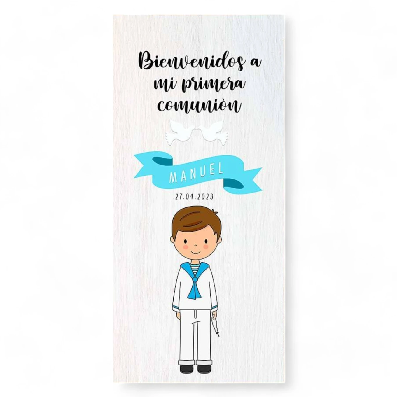 Cartel Comunión WelcomeBoy