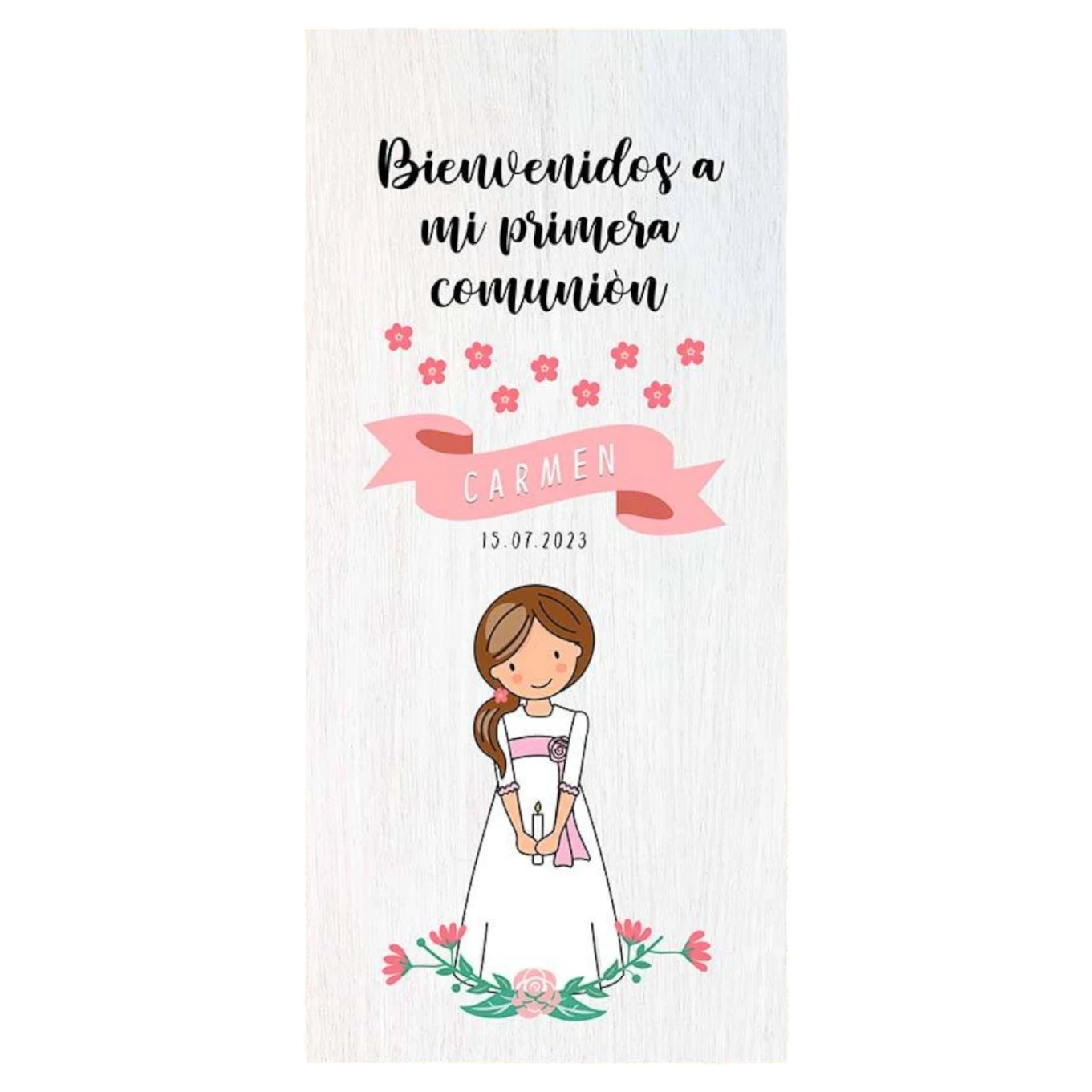 Cartel Comunión WelcomeGirl
