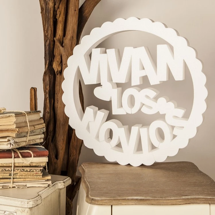 Circulo Blanco Vivan Los Novios