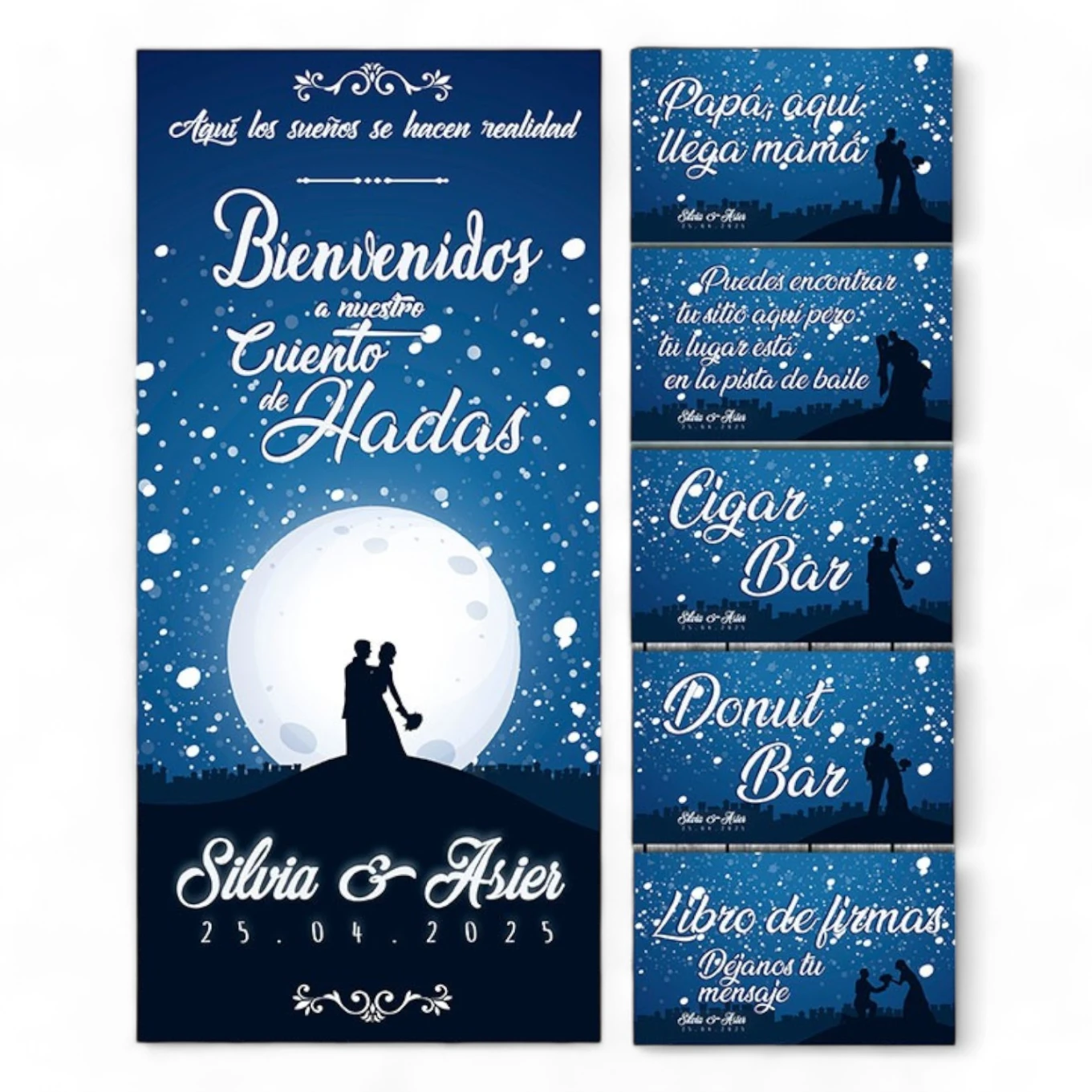 Pack Carteles boda Cuento Hadas