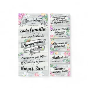 Pack Carteles boda Wedding Love