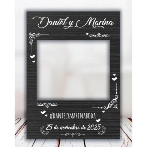 Photocall Boda Dark