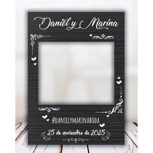 Photocall Boda Dark
