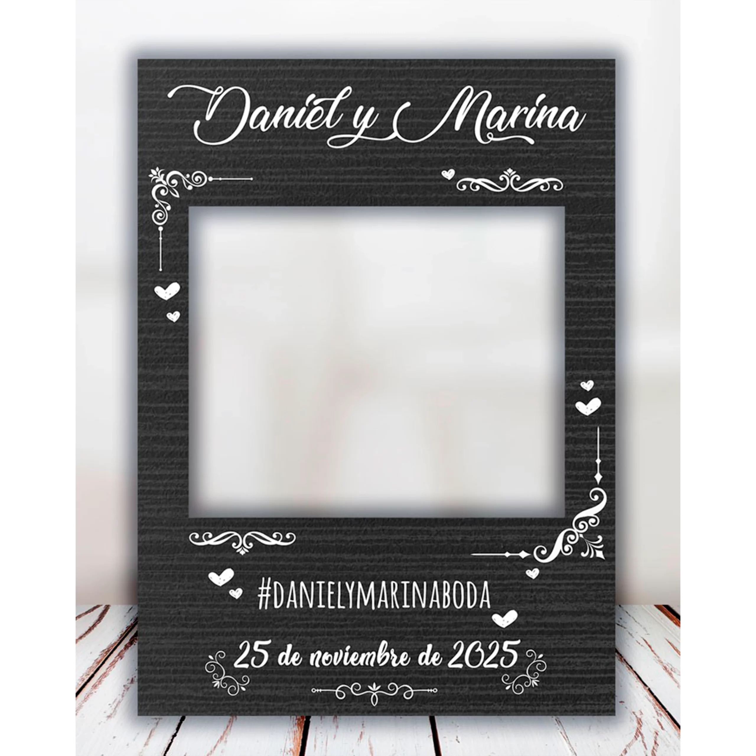 Photocall Boda Dark