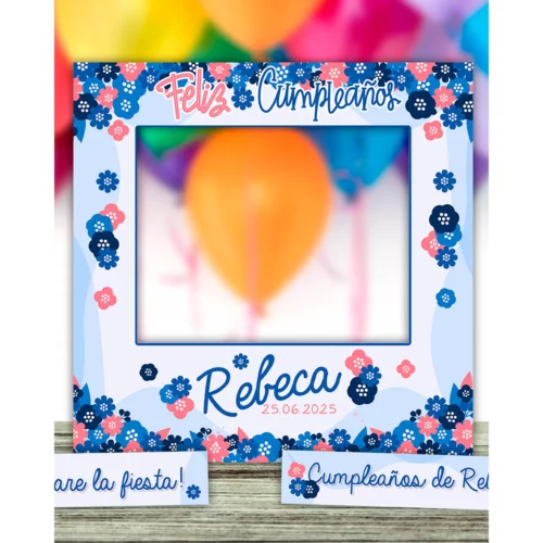 Photocall Infantil Flores