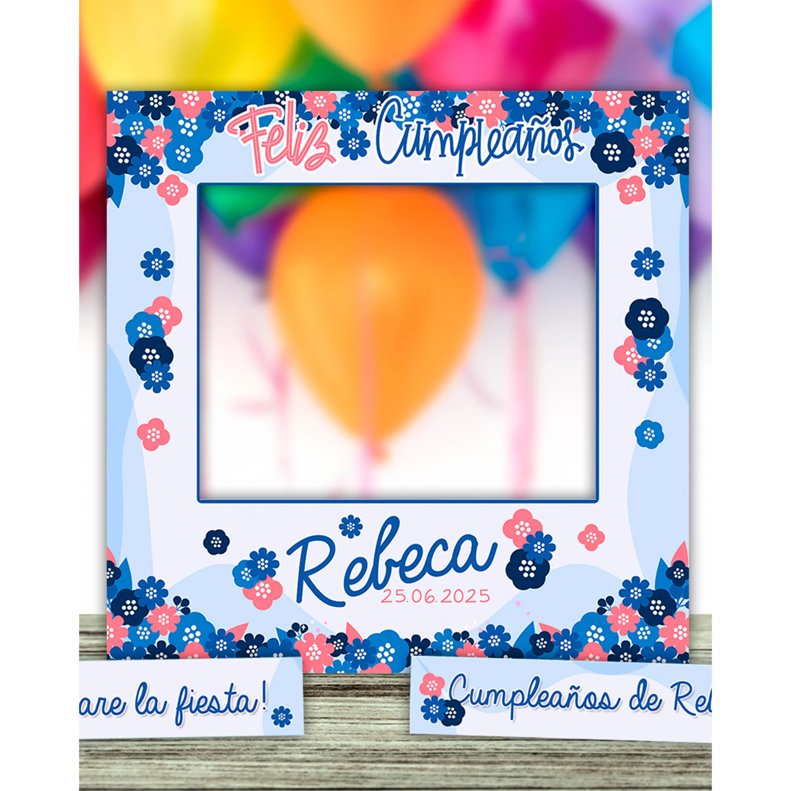 Photocall Infantil Flores