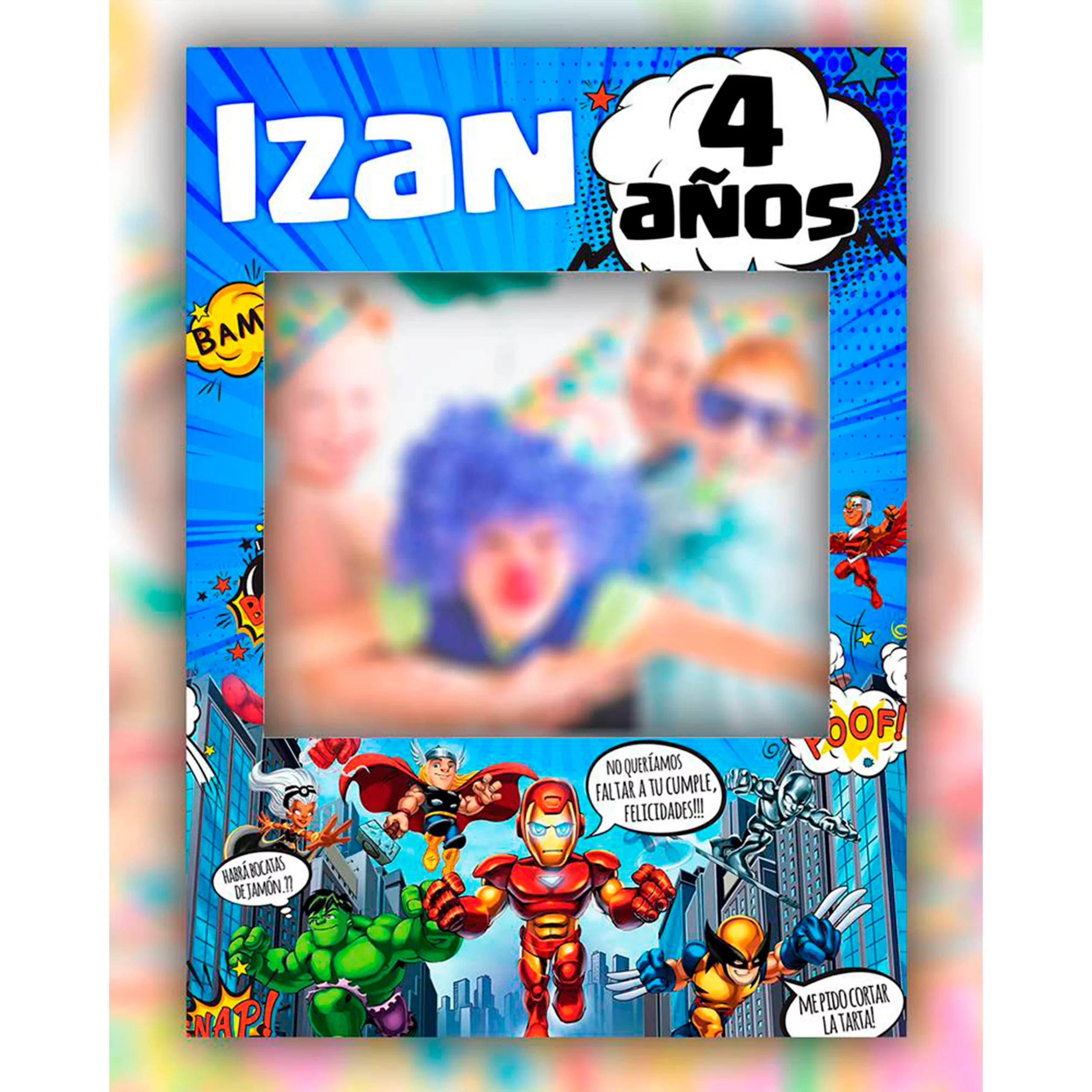 Photocall Infantil Super Héroes