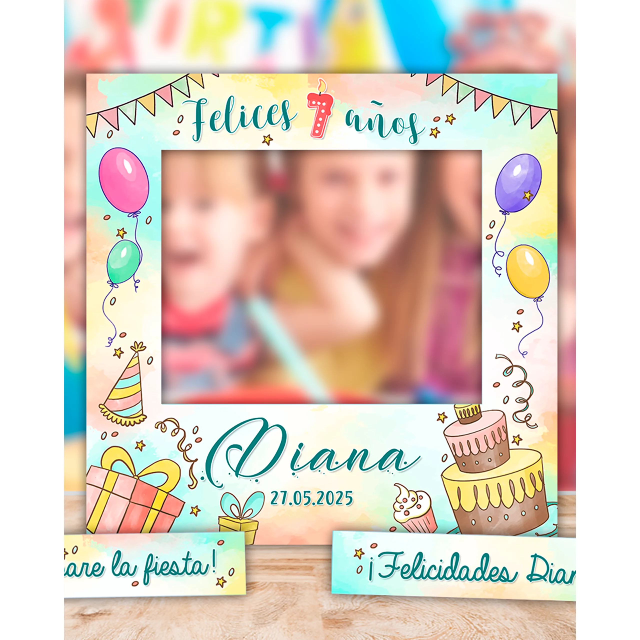 Photocall Infantil WaterColor