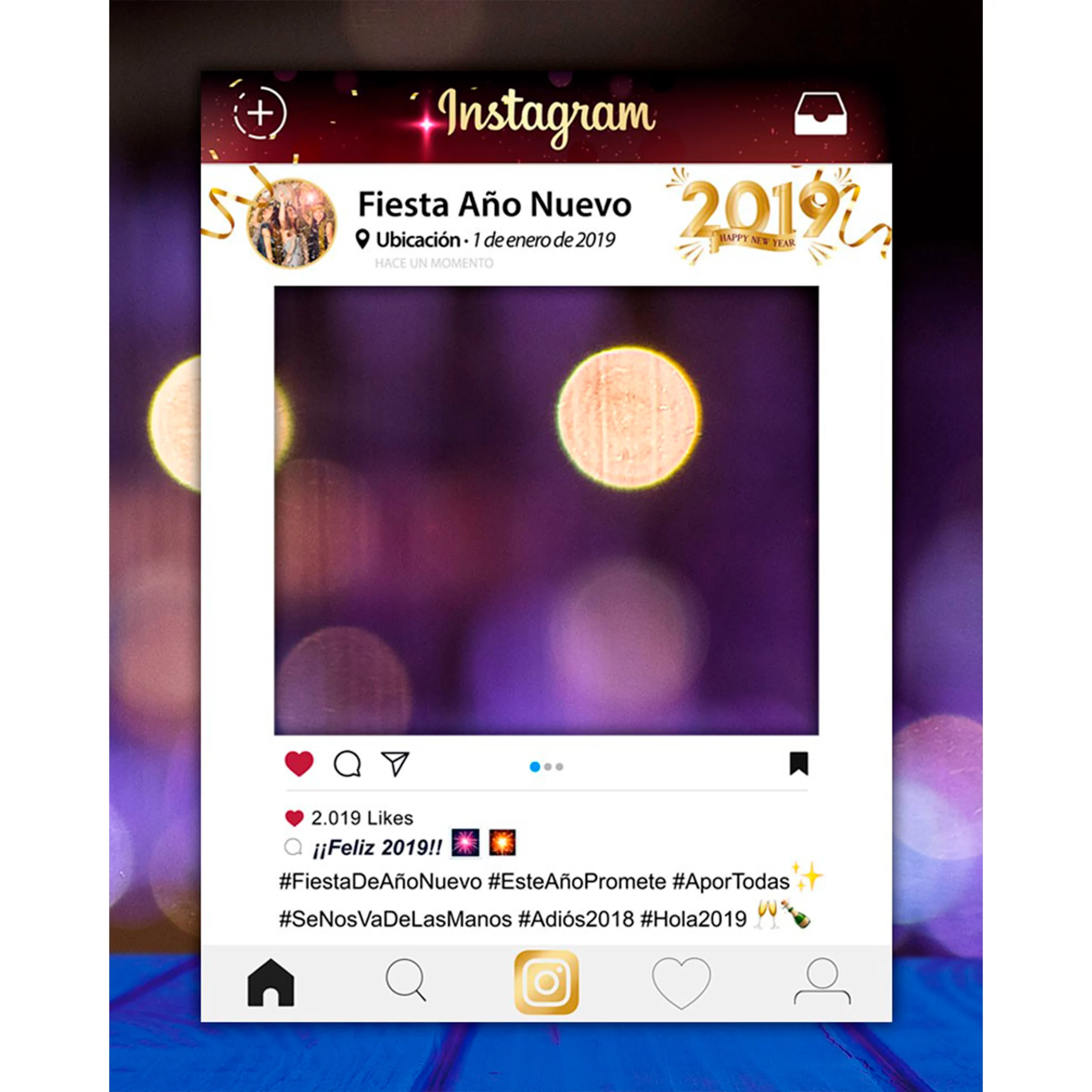 Photocall Instagram New year