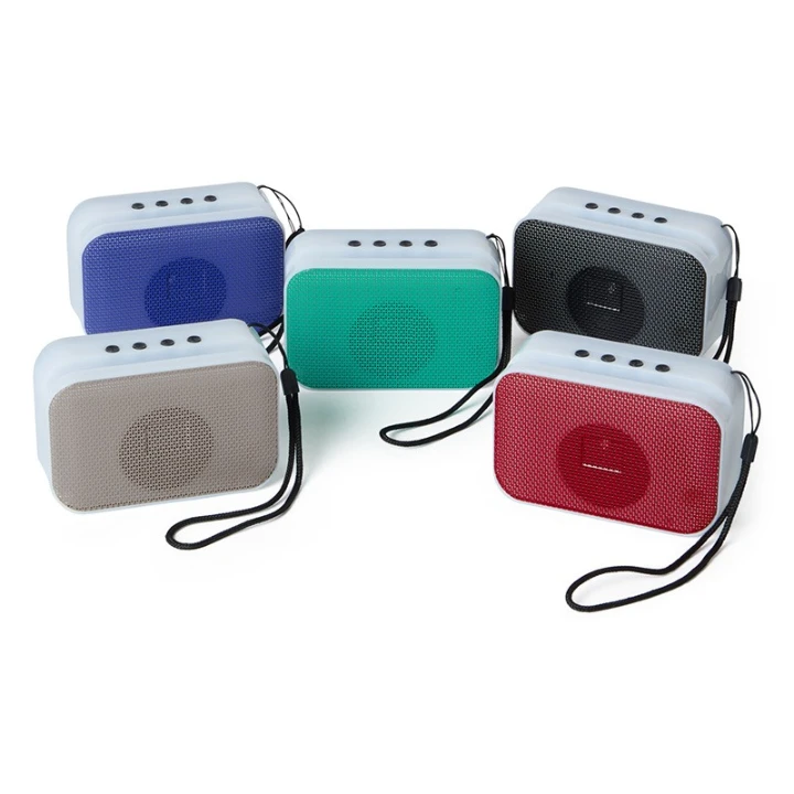 Altavoz Bluetooth Cuadrado Soporte Móvil