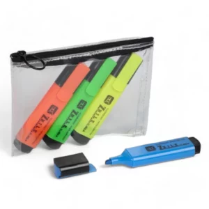 Estuche Con 4 Subrayadores