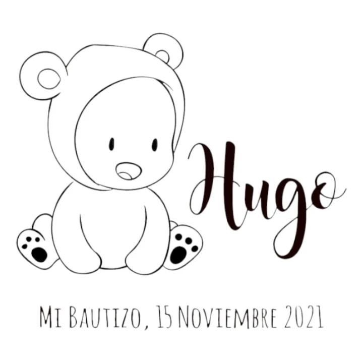 Sello Bautizo Bear