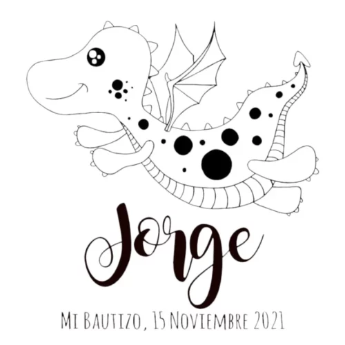 Sello Bautizo Dragón
