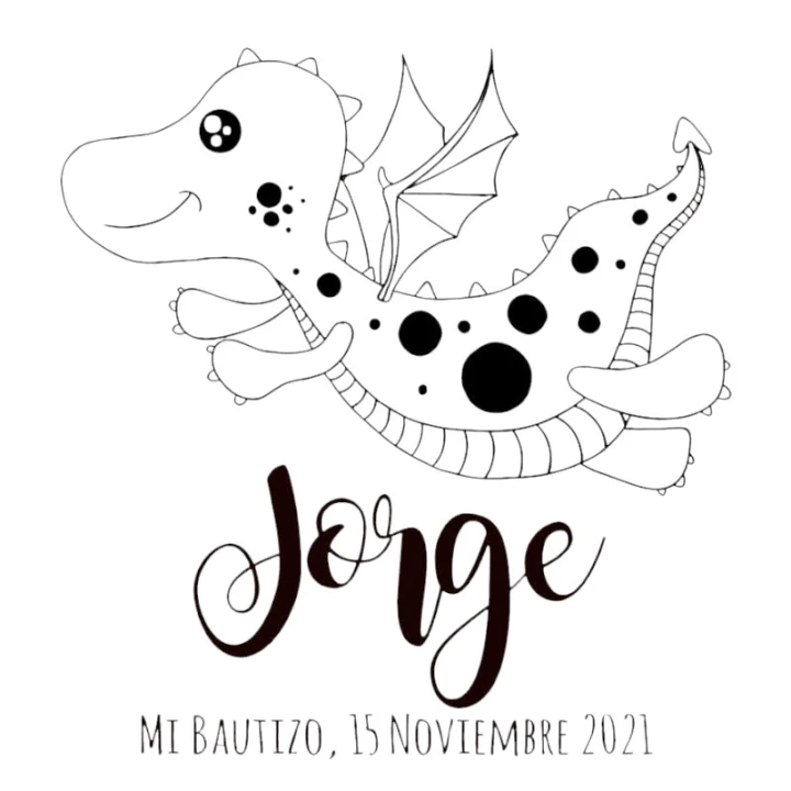 Sello Bautizo Dragón