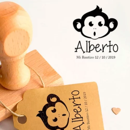 Sello Bautizo Monkey