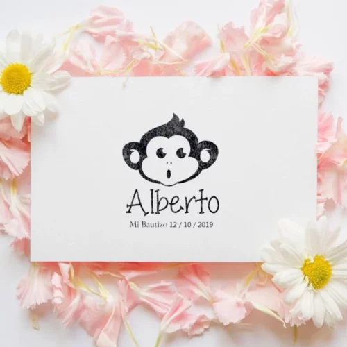Sello Bautizo Monkey
