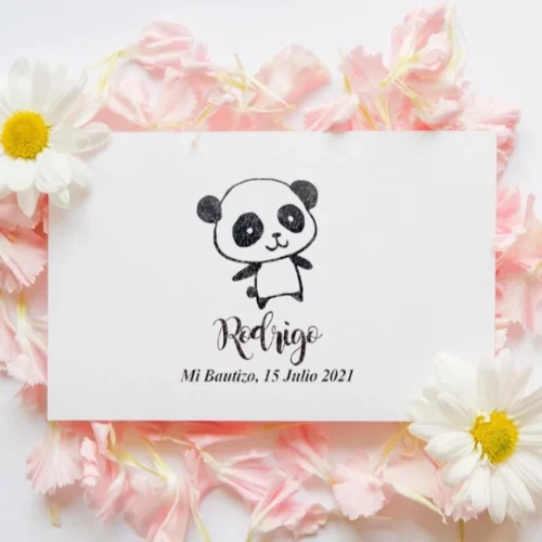 Sello Bautizo Panda