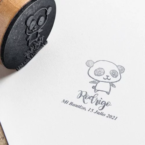 Sello Bautizo Panda