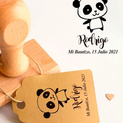 Sello Bautizo Panda