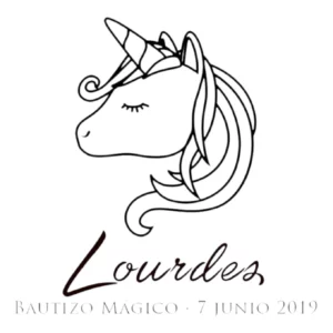 Sello Bautizo Unicorn