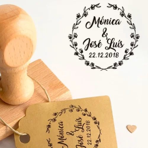 Sello Boda Guirnalda