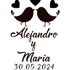 Sello Boda Love Bird