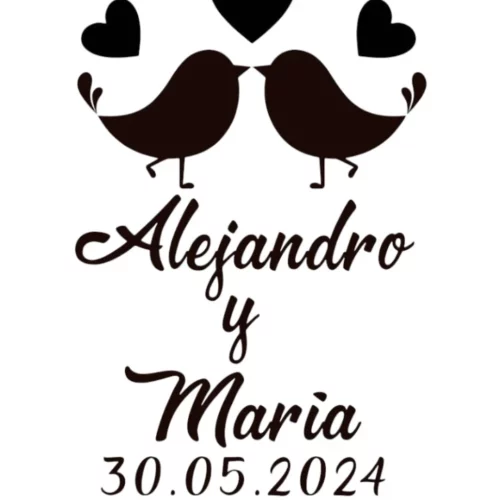 Sello Boda Love Bird