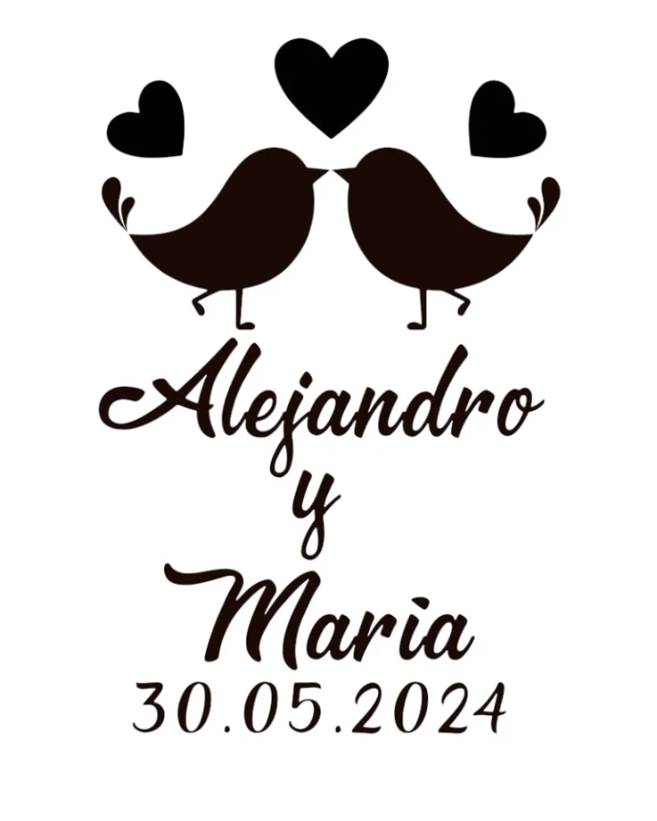 Sello Boda Love Bird