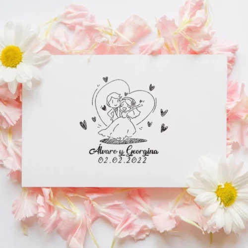 Sello Boda Love Novios