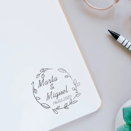 Sello Boda Minimal