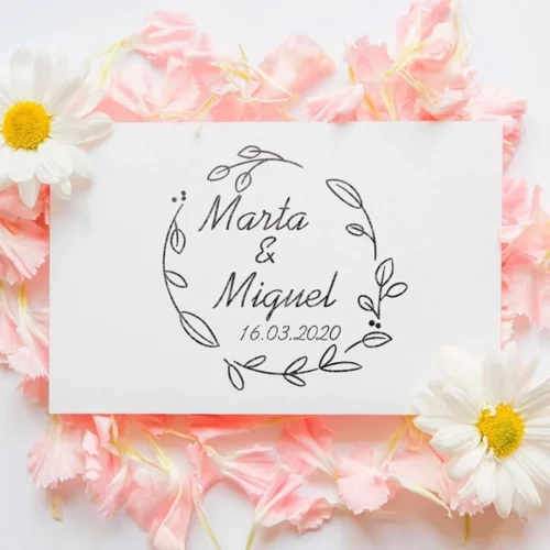 Sello Boda Minimal