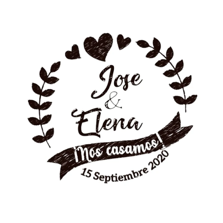 Sello Boda Nos Casamos