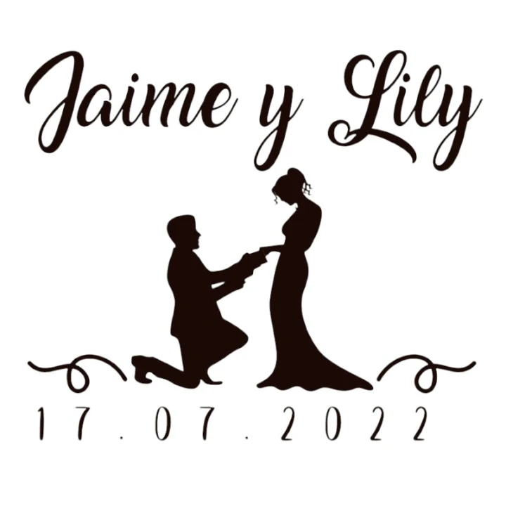 Sello Boda Novios