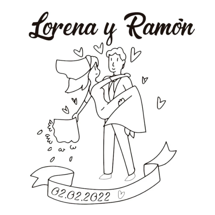 Sello Boda Novios