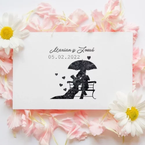 Sello Boda Paraguas