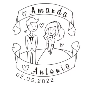 Sello Boda Portrait