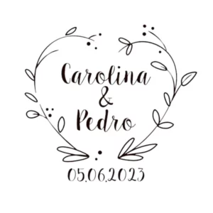 Sello Boda Ramitas Cuore