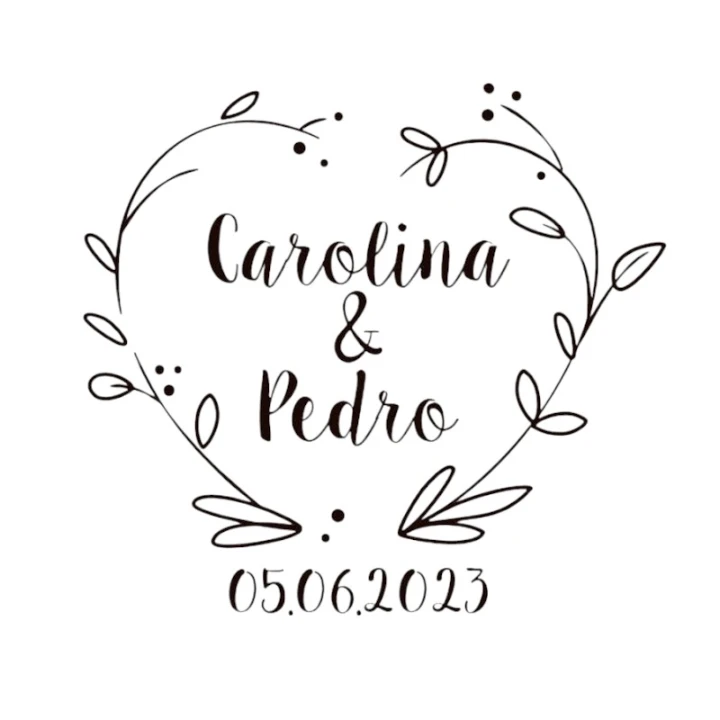 Sello Boda Ramitas Cuore